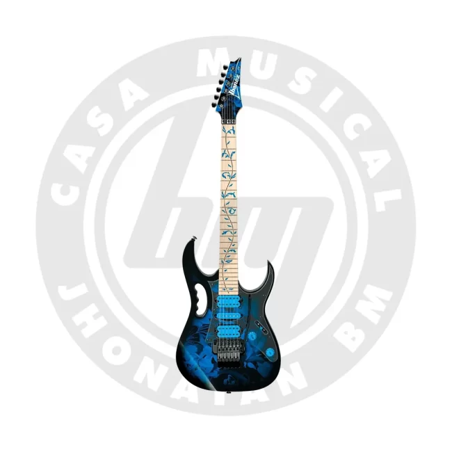 GUITARRA ELÉCTRICA IBANEZ JEM77P SIGNATURE STEVE VAI - BLUE FLORAL PATTERN