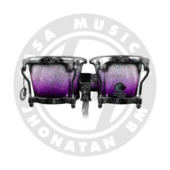 BONGÓ AQUILES OCAÑA PREMIUM FULL ESCARCHA MORADO