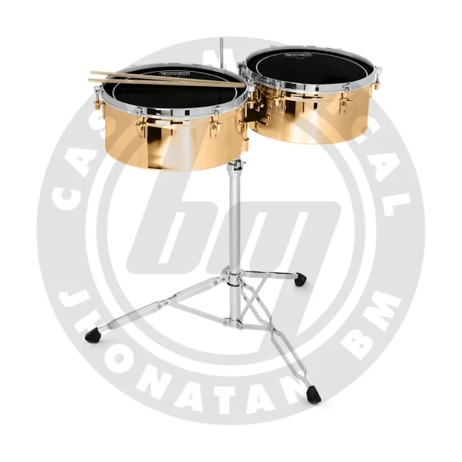 TIMBAL ESPECIAL   MODELO MATADOR  14" 15" DORADO