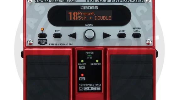 BOSS VE-20-PEDAL DE VOZ. PROCESADOR DE EFECTOS PARA VOZ.